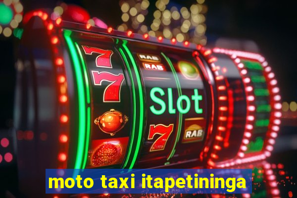 moto taxi itapetininga